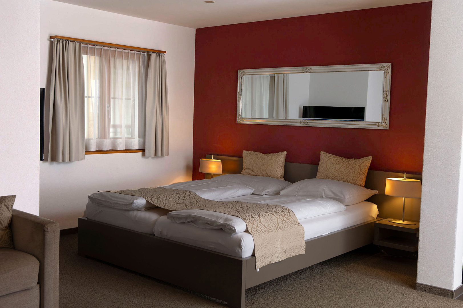 Hotel Allegra Zimmer Bett